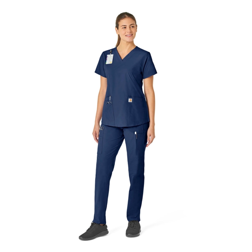 Carhartt Scrubs Set Top & Pants Medical Nursing Uniform Size Large Pants M Top